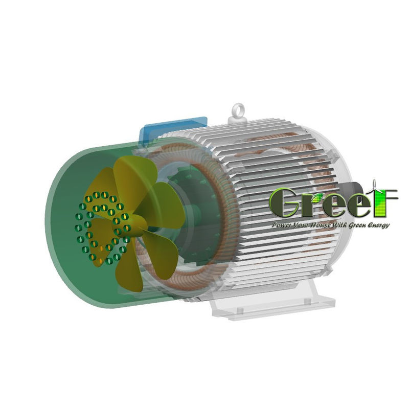 80kw 3 Phase Ac Low Rpm Efisiensi Tinggi Langka Bumi Permanen Magnet Synchronous Generator/ Low Speed Alternator
